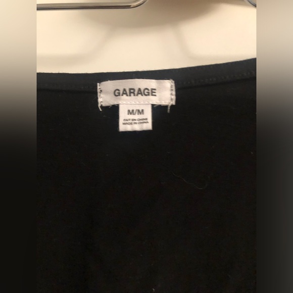 Garage Black Cropped Tee - Picture 2 of 2
